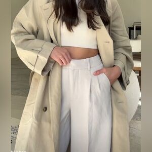 Aritzia Wilfred, the effortless pant white